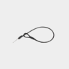 Latiguillo Lanyard de acero con lazo 17 cm - Imagen 2